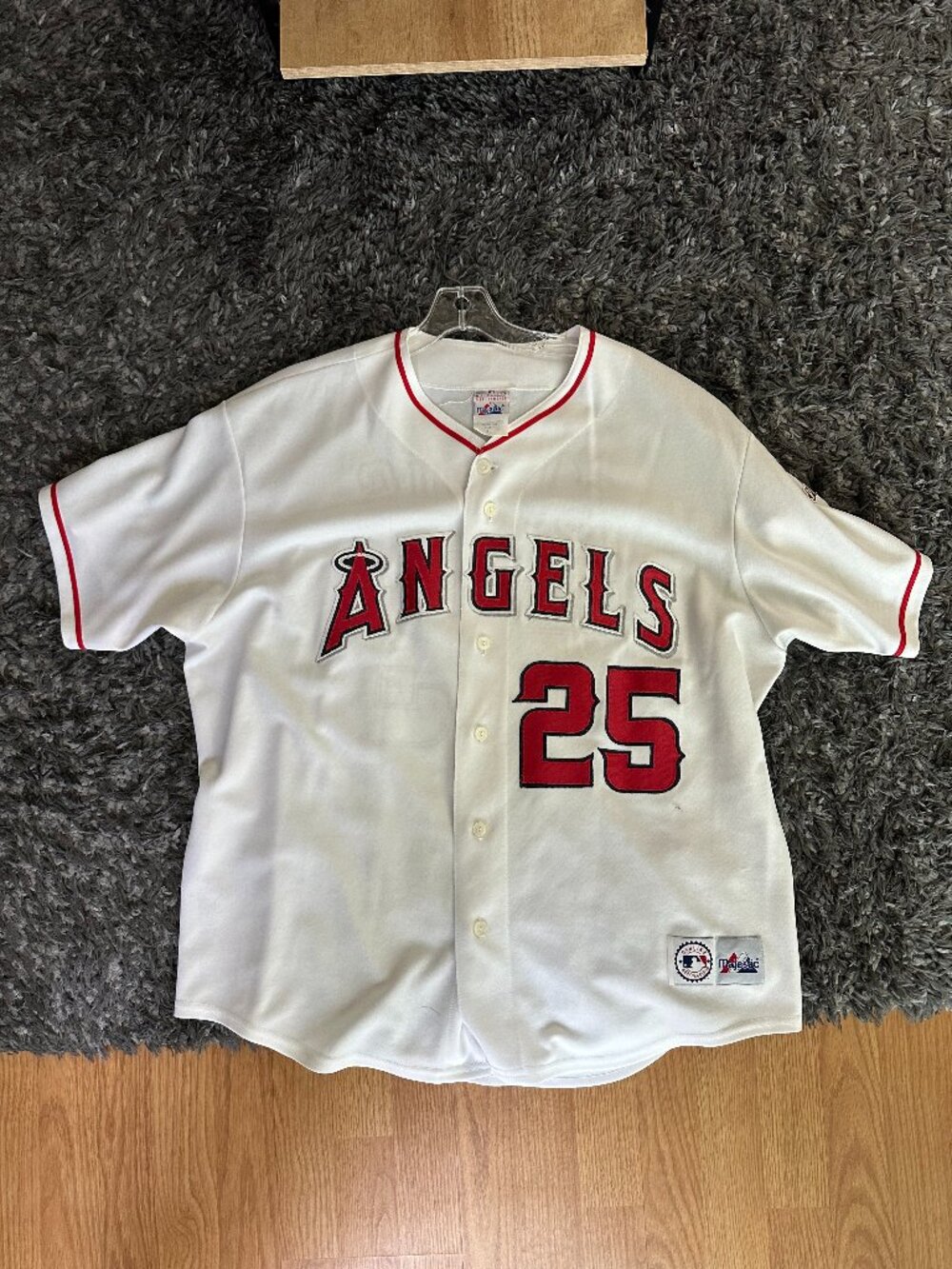 Anaheim Angels Troy Glaus #25 MLB - MAJESTIC 6400 Jersey - Mens XL